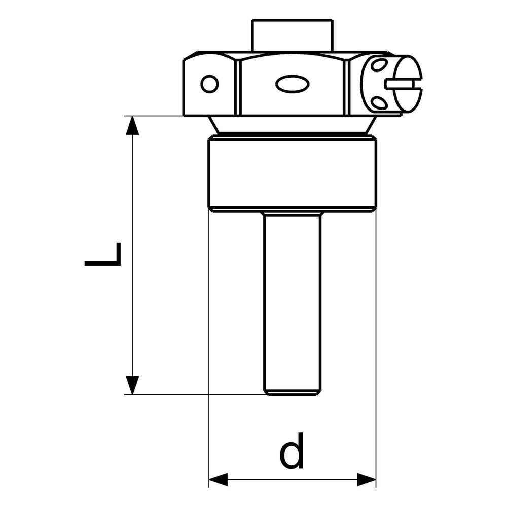 Schlösser Tauchhülse für Wärmemengenzähler, 1/2" AG, Baulänge 120mm, Dauerdur... SCHLOESSER-0080043300001 4044997201701 (Abb. 2)
