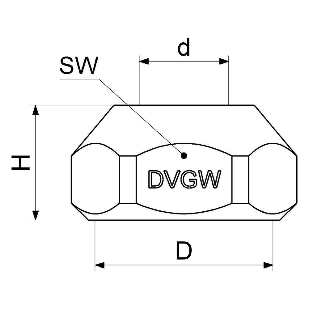 Schlösser Quetschverschraubung ohne Längenausgleich, DN 10, 1/2" x 10mm, verc... SCHLOESSER-0083971510001 4044997248287 (Abb. 2)