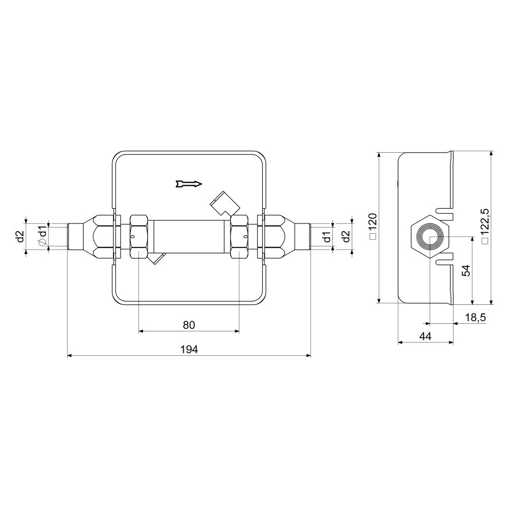 Schlösser Unterputz-Einbaukasten UPK für UET-K/W, mit VIEGA Pressanschluss 15... SCHLOESSER-0090204700001 4044997177211 (Abb. 2)
