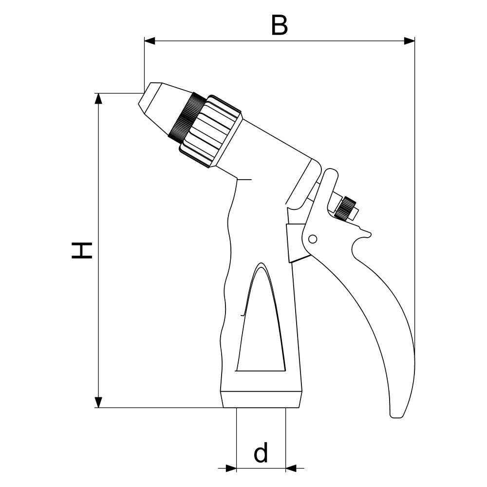 Schlösser Garten-Spritzpistole mit Dichtung, 3/4" IG, Leichtmetall, Kunstoffb... SCHLOESSER-GA33094000001 4044997162224 (Abb. 2)