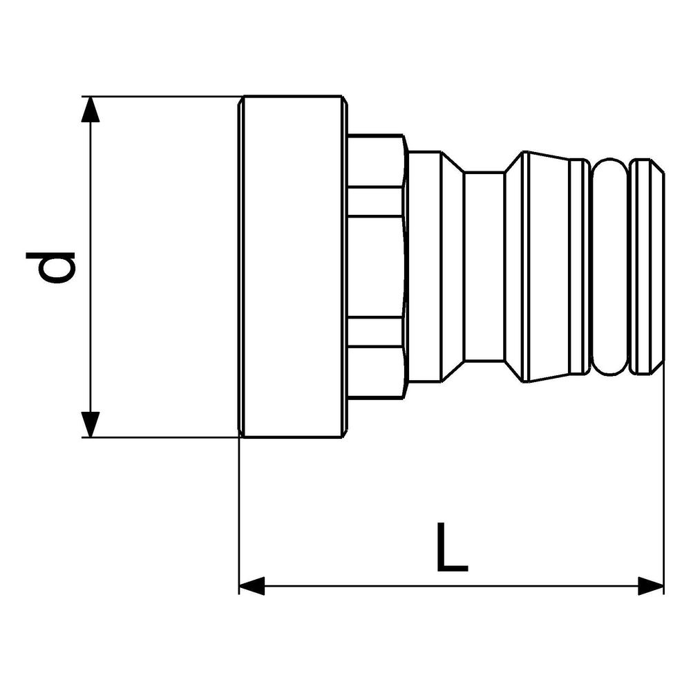 Schlösser Gerätestück mit Außengewinde, DN 20, 3/4", Messing... SCHLOESSER-GA33222000001 4044997162408 (Abb. 2)