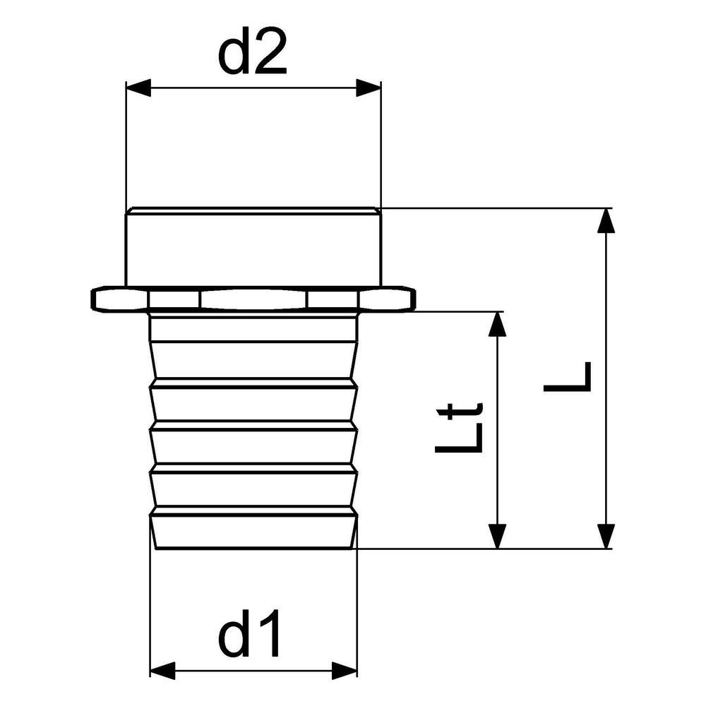 Schlösser Gummidichtung für Schnellkupplung, mit Kontermutter, KTW und W270, ... SCHLOESSER-GA33902090002 4044997202395 (Abb. 2)