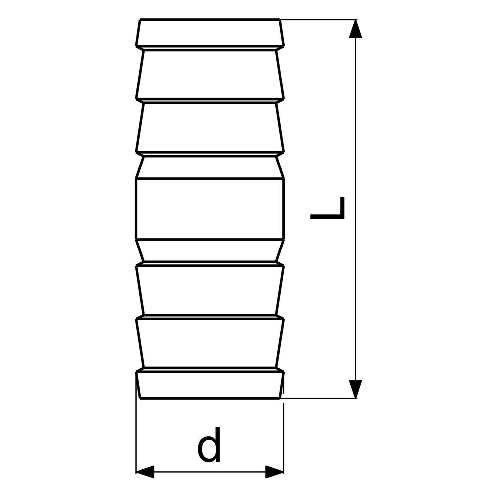 Schlösser Schlauchverbinder, massiv, DN 20, 3/4", Messing... SCHLOESSER-GA34302000001 4044997163375 (Abb. 2)