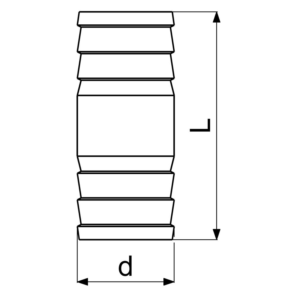 Schlösser Schlauchverbinder, massiv, DN 25, 1", Messing... SCHLOESSER-GA34303000001 4044997163382 (Abb. 2)