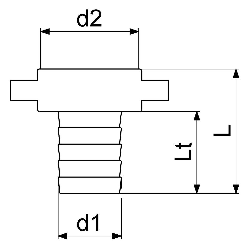 Schlösser Messing-Schlauchverschraubung, 2-teilig, flachdichtend, 1" x 1 1/4"... SCHLOESSER-GA34103000001 4044997162835 (Abb. 2)