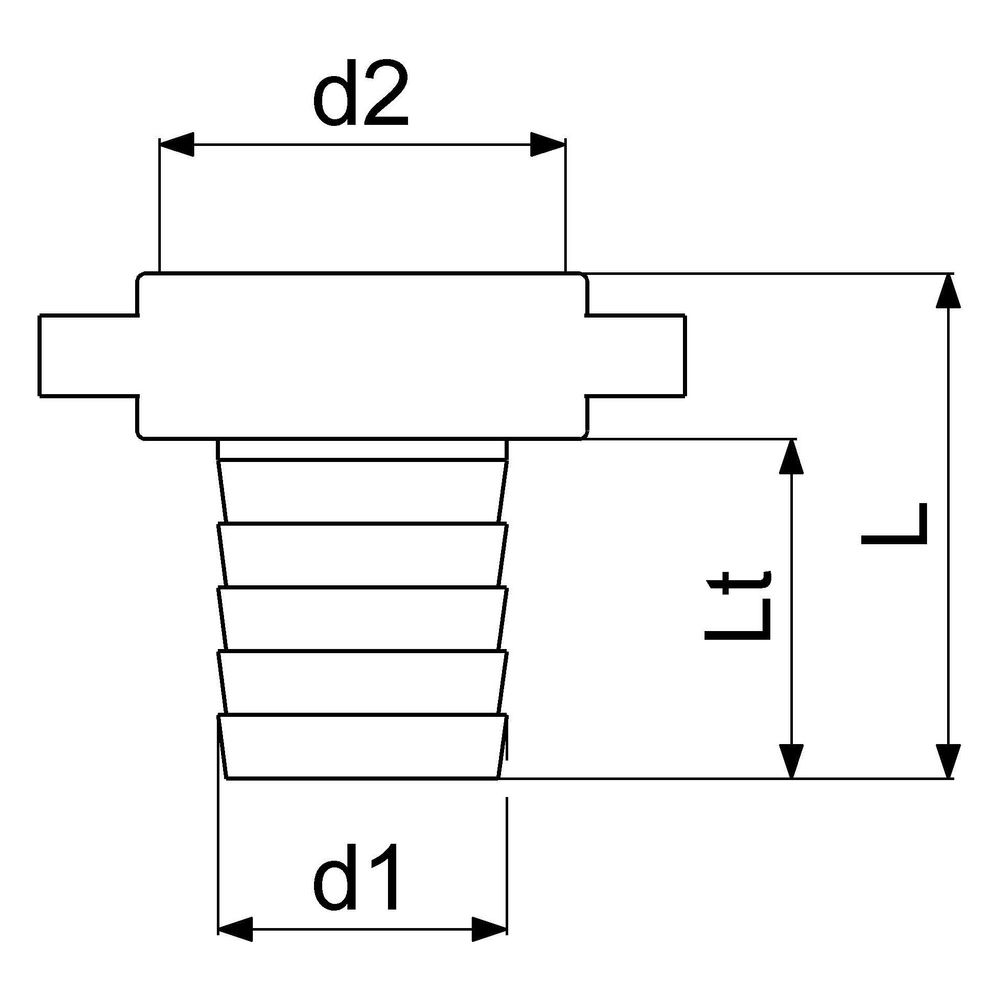 Schlösser Messing-Schlauchverschraubung, 2-teilig, flachdichtend, 1 1/4" x 1 ... SCHLOESSER-GA34104000001 4044997162842 (Abb. 2)