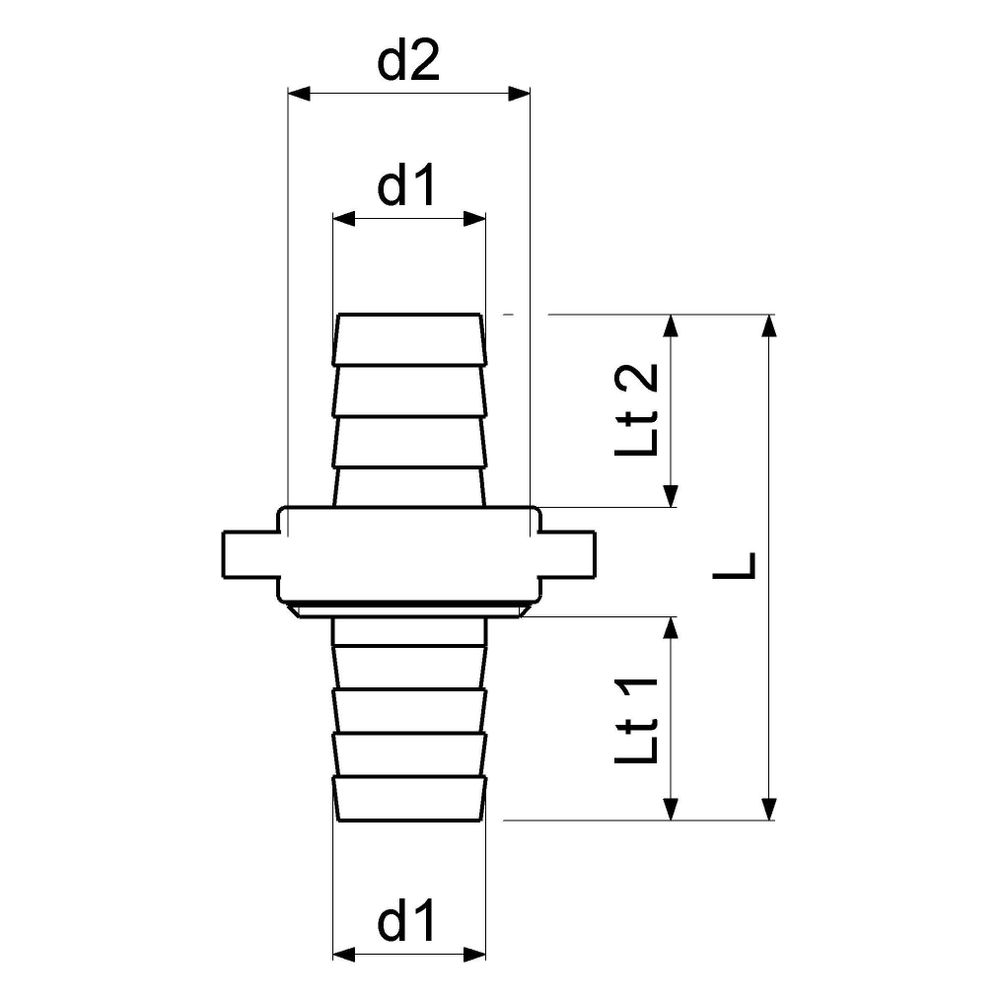 Schlösser Messing-Schlauchverschraubung, 3-teilig, flachdichtend, 3/4" x 1/2"... SCHLOESSER-GA34132000001 4044997162934 (Abb. 2)