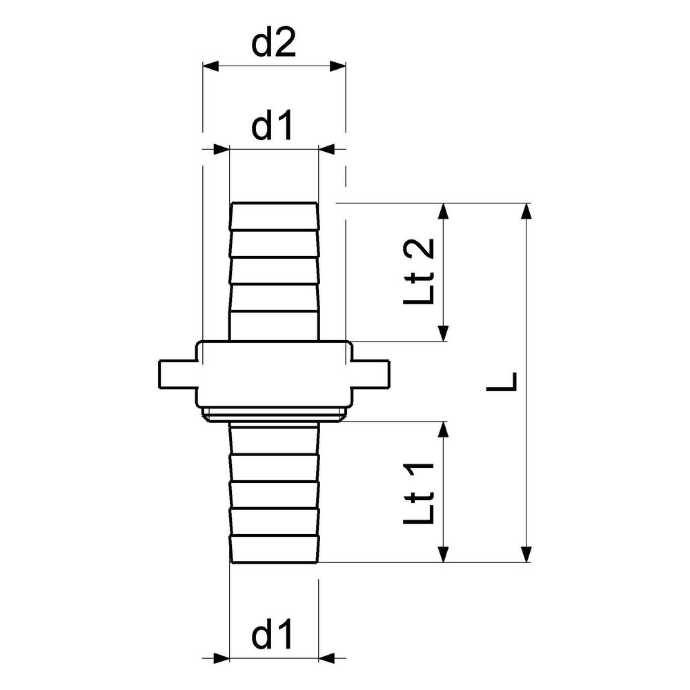 Schlösser Messing-Schlauchverschraubung, 3-teilig, flachdichtend, 5/8" x 3/4"... SCHLOESSER-GA34136000001 4044997162958 (Abb. 2)