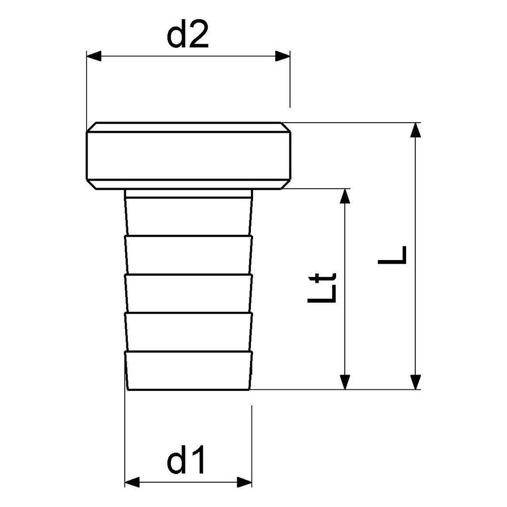 Schlösser Vaterteil, 5/8" x 3/4", Messing... SCHLOESSER-GA34146000001 4044997163009 (Abb. 2)