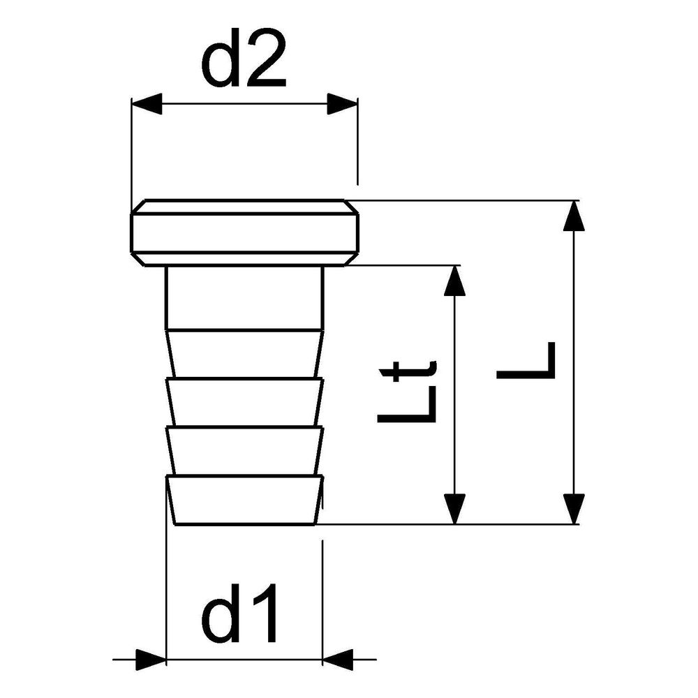 Schlösser Vaterteil, 1/2" x 1/2", Messing... SCHLOESSER-GA34151000001 4044997163016 (Abb. 2)