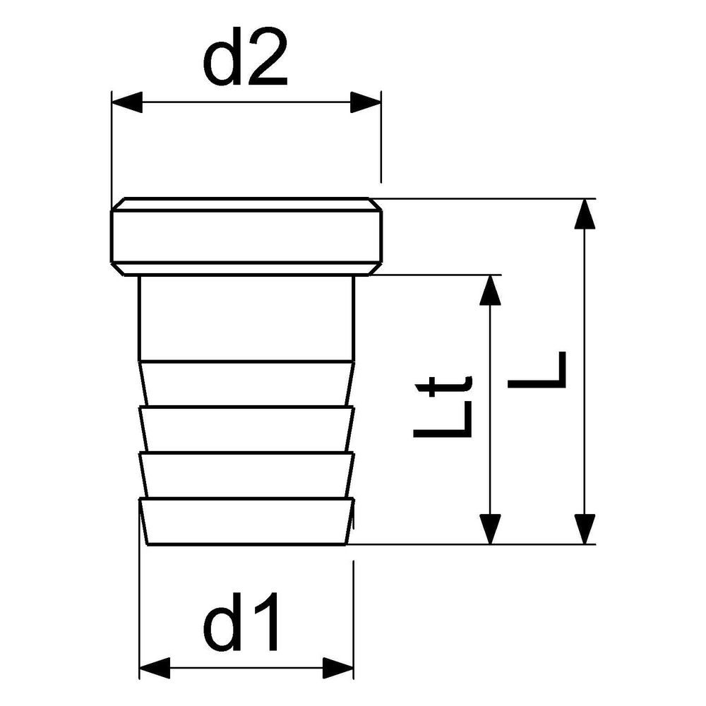 Schlösser Vaterteil, 3/4" x 3/4", Messing... SCHLOESSER-GA34152000001 4044997163023 (Abb. 2)