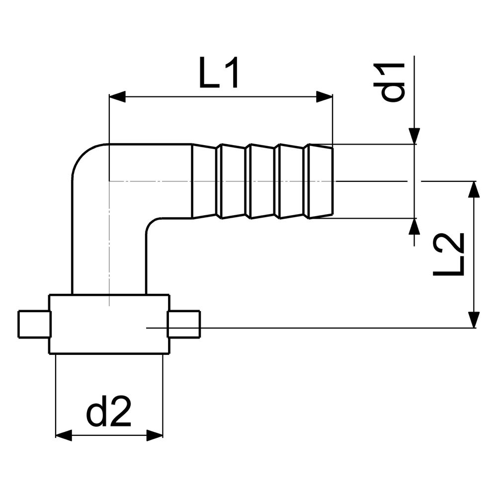 Schlösser Winkelverschraubung flachdichtend, 1/2" x 1/2", Messing blank... SCHLOESSER-GA34195000001 4044997163191 (Abb. 2)