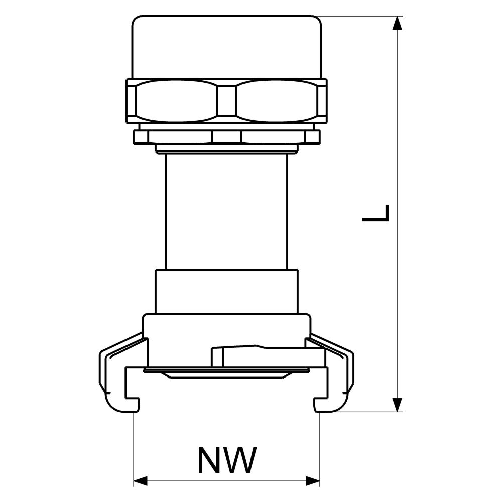 Schlösser Gartenspritze Siro mit Schnellkupplung, DN 25, 1", Messing... SCHLOESSER-GA34943000001 4044997163986 (Abb. 2)