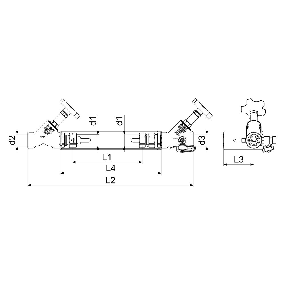 Schlösser Wasserzähler-Einbaugarnitur Kommunal, waagerecht, Dauerdurchfluss Q... SCHLOESSER-KO22052570001 4044997197455 (Abb. 2)