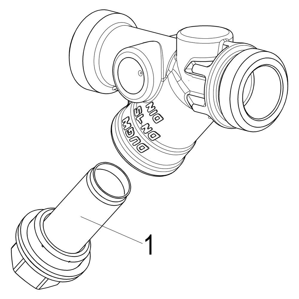 Schlösser Schmutzfänger mit Außengewinde MULTI, ohne Entleerung, DN 15, 3/4" ... SCHLOESSER-0010721500001 4044997159446 (Abb. 4)