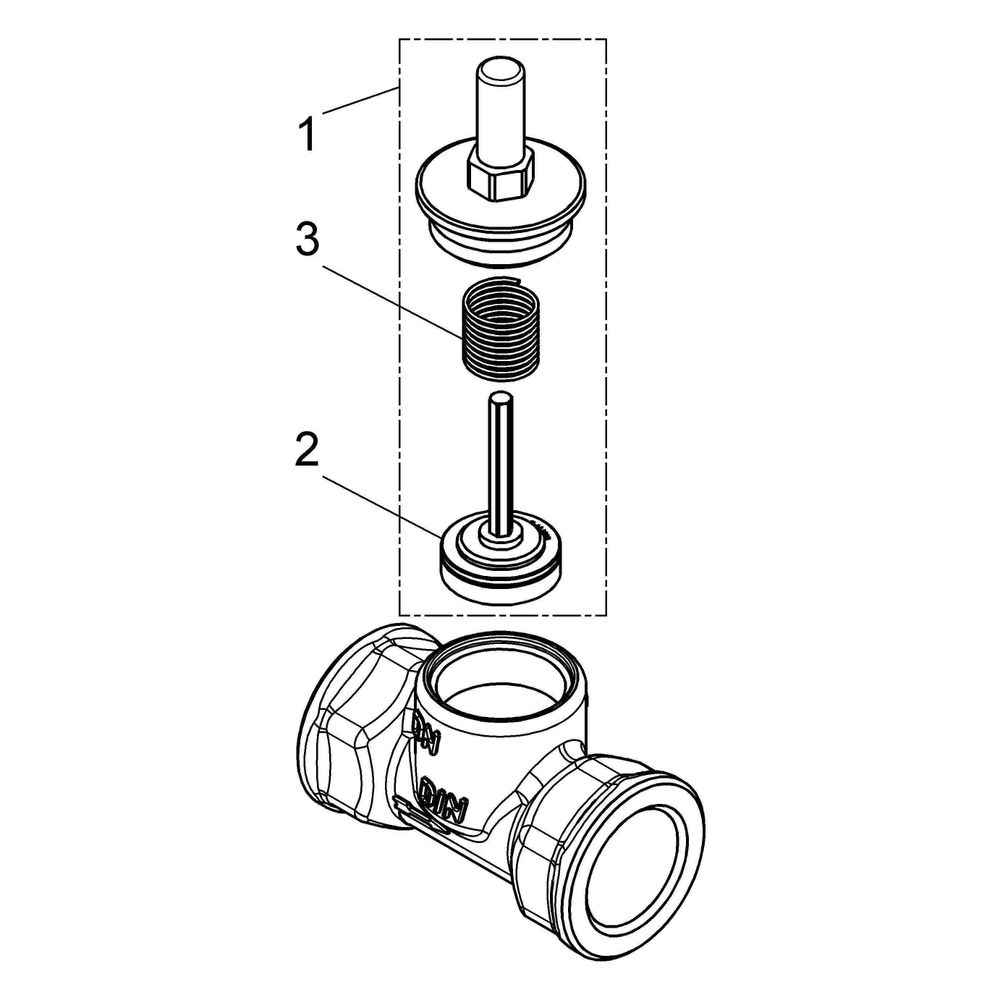 Schlösser Rückschlagventil mit Geradsitz und Muffenanschluss, DN 65, 2 1/2" I... SCHLOESSER-0012056500001 4044997111246 (Abb. 4)