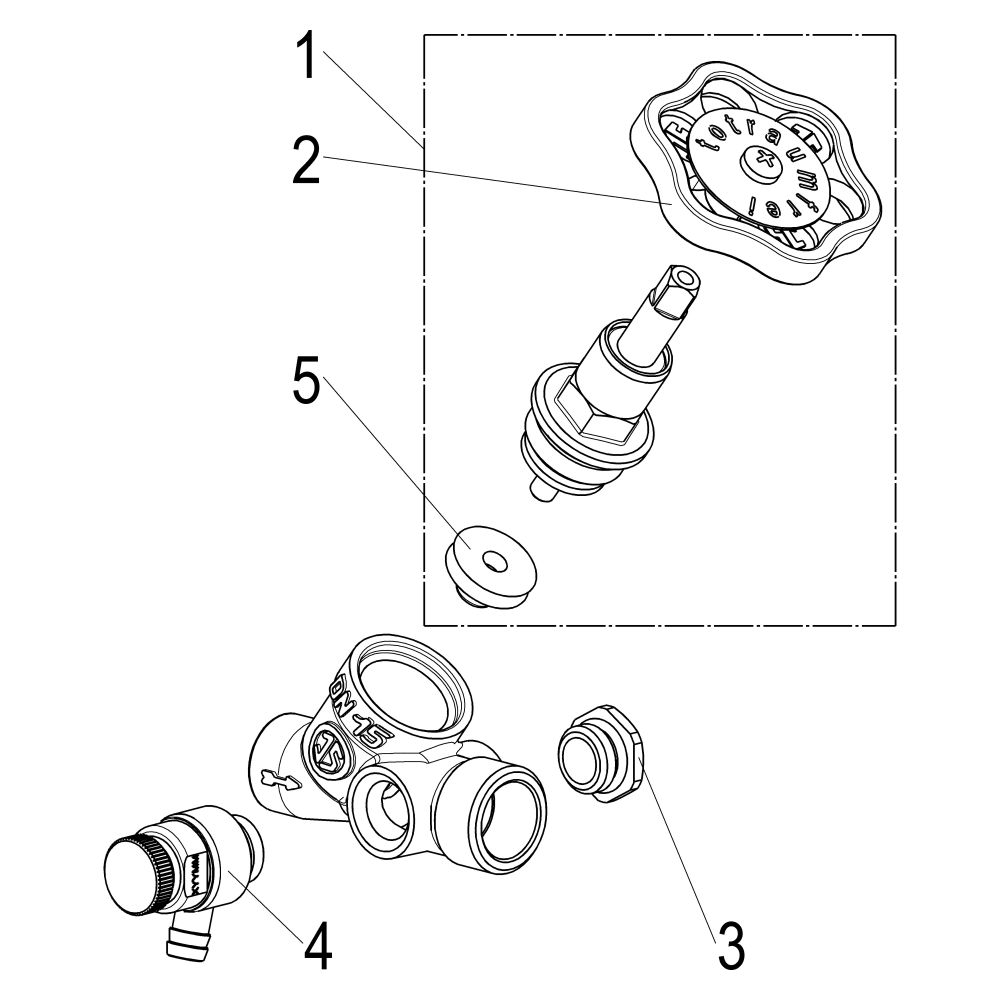 Schlösser Schrägsitzventil mit Entleerung, ohne Lötverschraubung, mit steigen... SCHLOESSER-0014551500001 4044997113110 (Abb. 3)