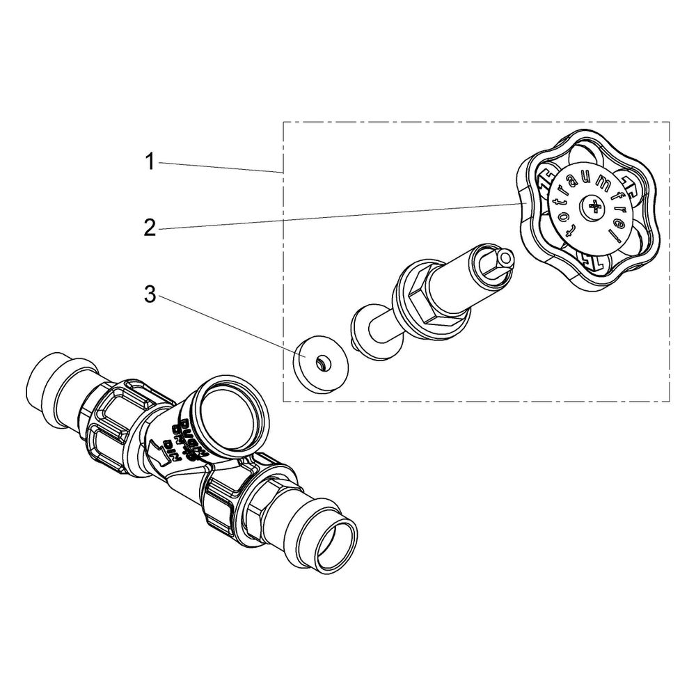 Schlösser Freistromventil Blue-tec mit Pressanschluss IG, ohne Entleerung und... SCHLOESSER-0015091500001 4044997170854 (Abb. 3)