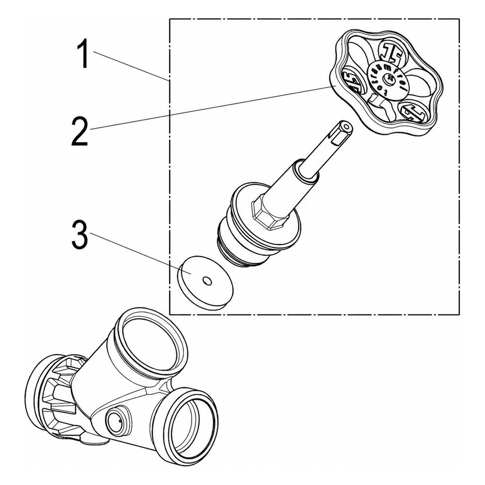 Schlösser Freistromventil Blue-tec mit Außengewinde MULTI, ohne Entleerung un... SCHLOESSER-0015444000001 4044997171479 (Abb. 3)