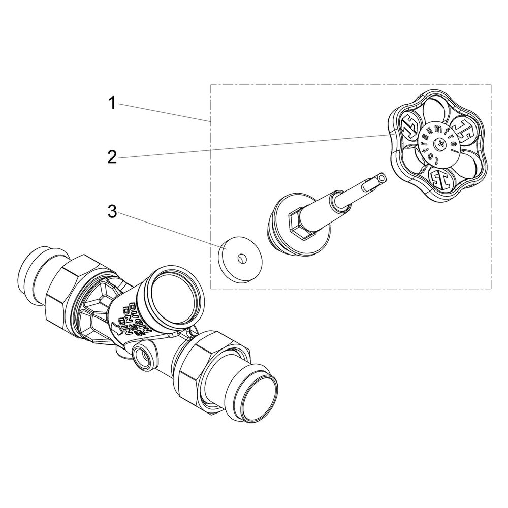 Schlösser Freistromventil Blue-tec mit Pressanschluss AG MULTI, ohne Entleeru... SCHLOESSER-0015542800001 4044997171622 (Abb. 3)