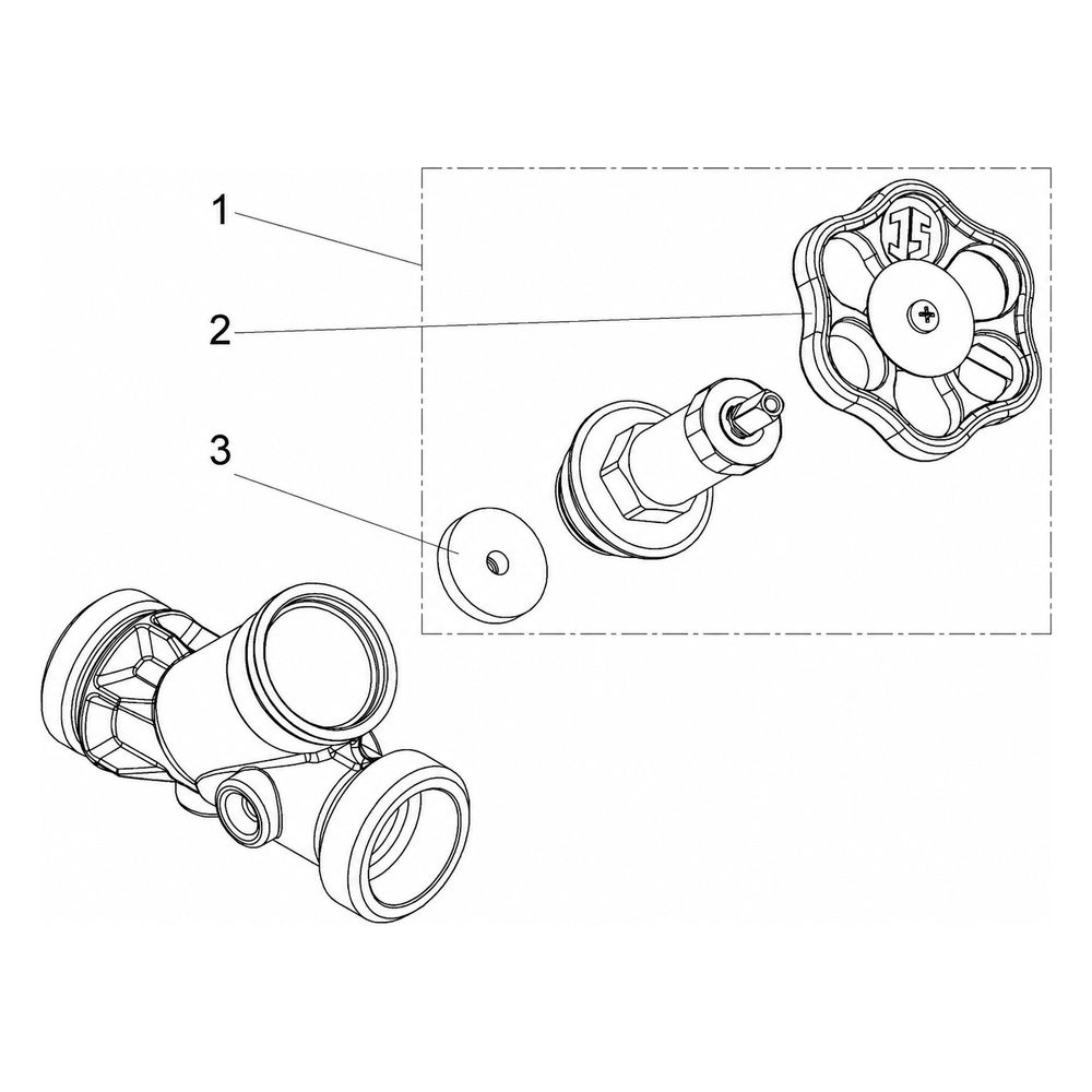 Schlösser Freistromventil Blue-tec mit Außengewinde MULTI, ohne Entleerung, m... SCHLOESSER-0015744000001 4044997250129 (Abb. 3)