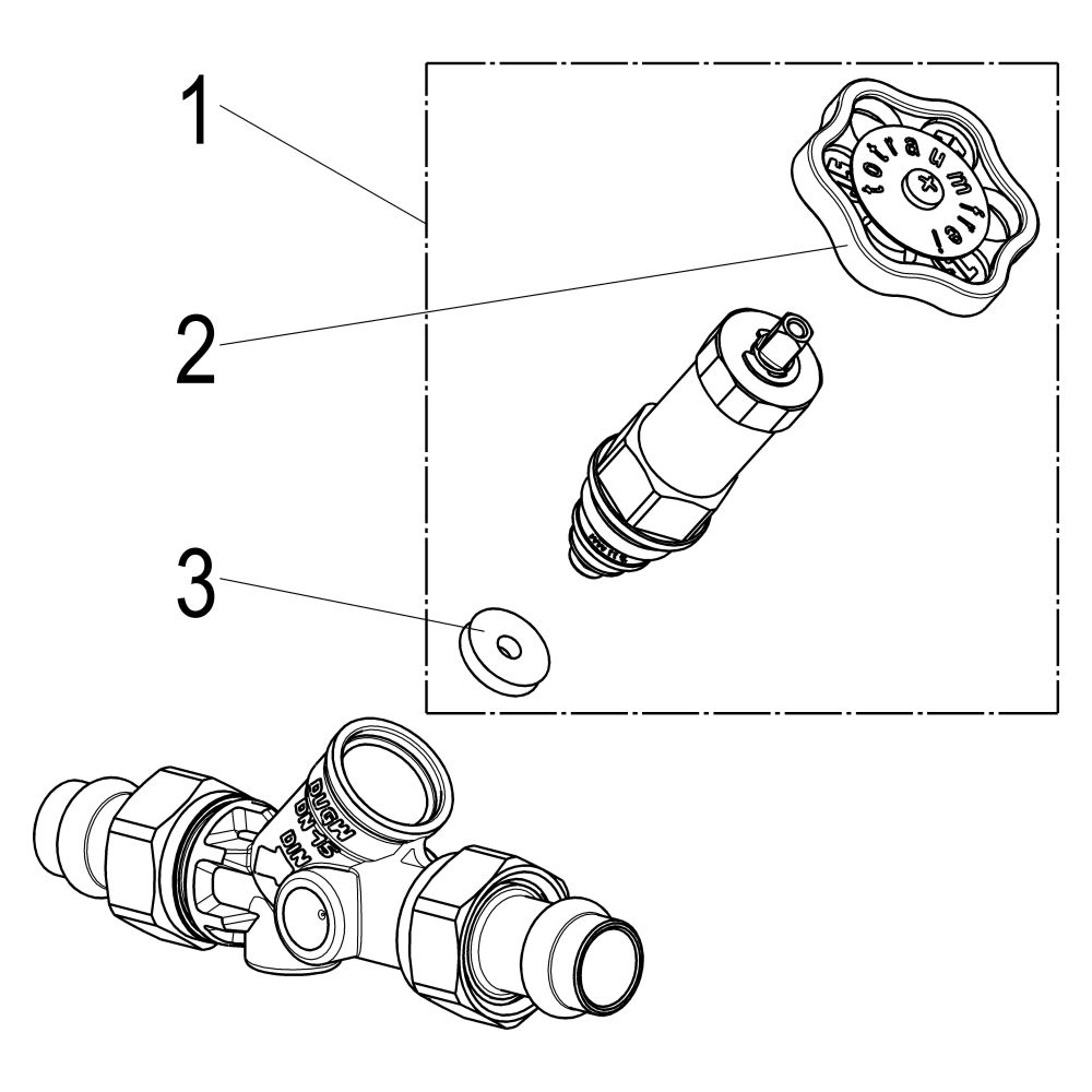 Schlösser Freistromventil Blue-tec mit Pressanschluss AG MULTI, ohne Entleer.... SCHLOESSER-0015841500001 4044997171943 (Abb. 3)