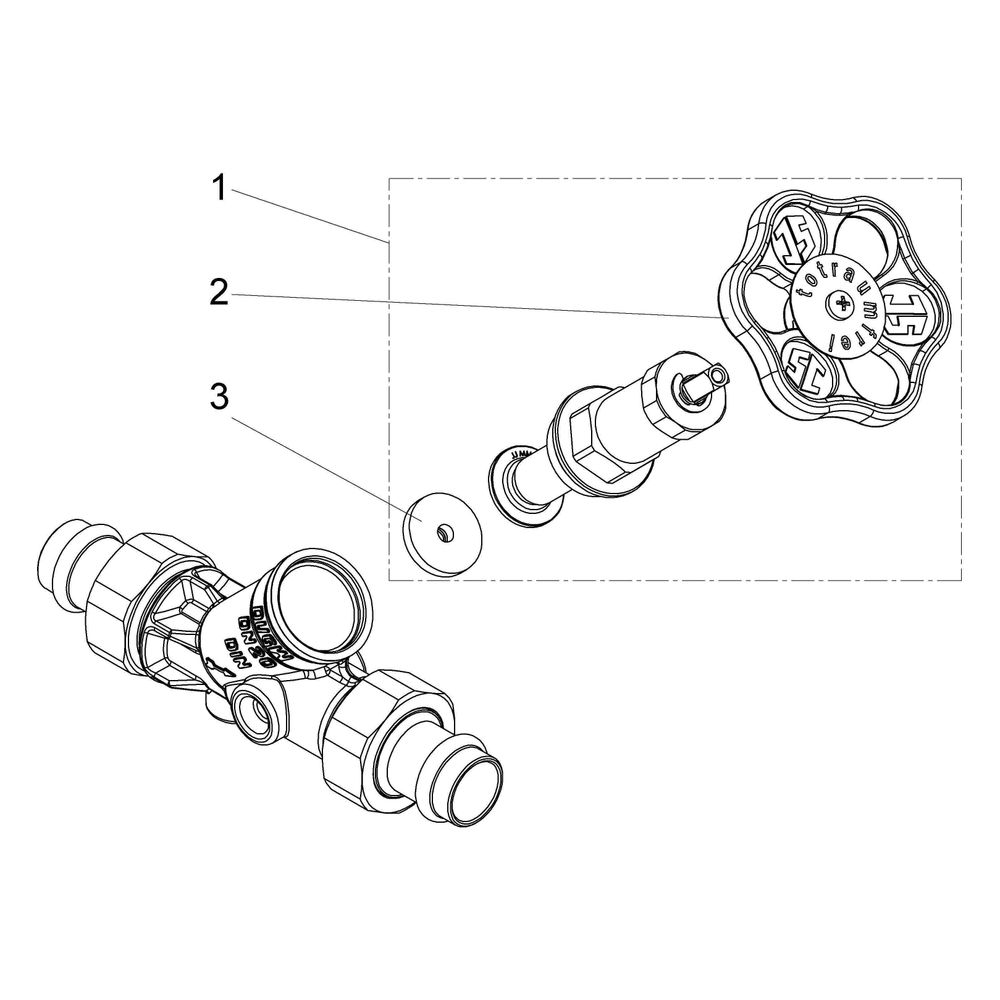 Schlösser Freistromventil Blue-tec mit Pressanschluss AG MULTI, ohne Entleer.... SCHLOESSER-0015841800001 4044997171967 (Abb. 3)