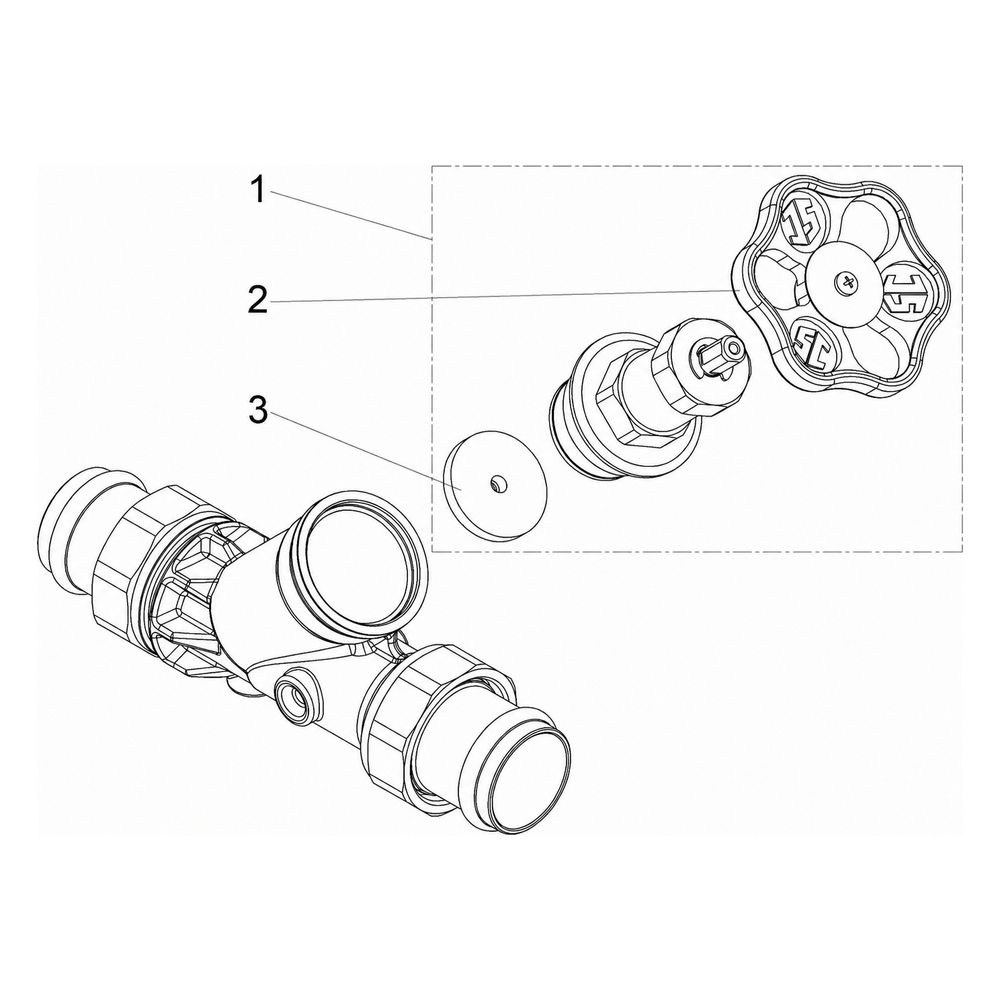 Schlösser Freistromventil Blue-tec mit Pressanschluss AG MULTI, ohne Entleer.... SCHLOESSER-0015845400001 4044997172049 (Abb. 3)