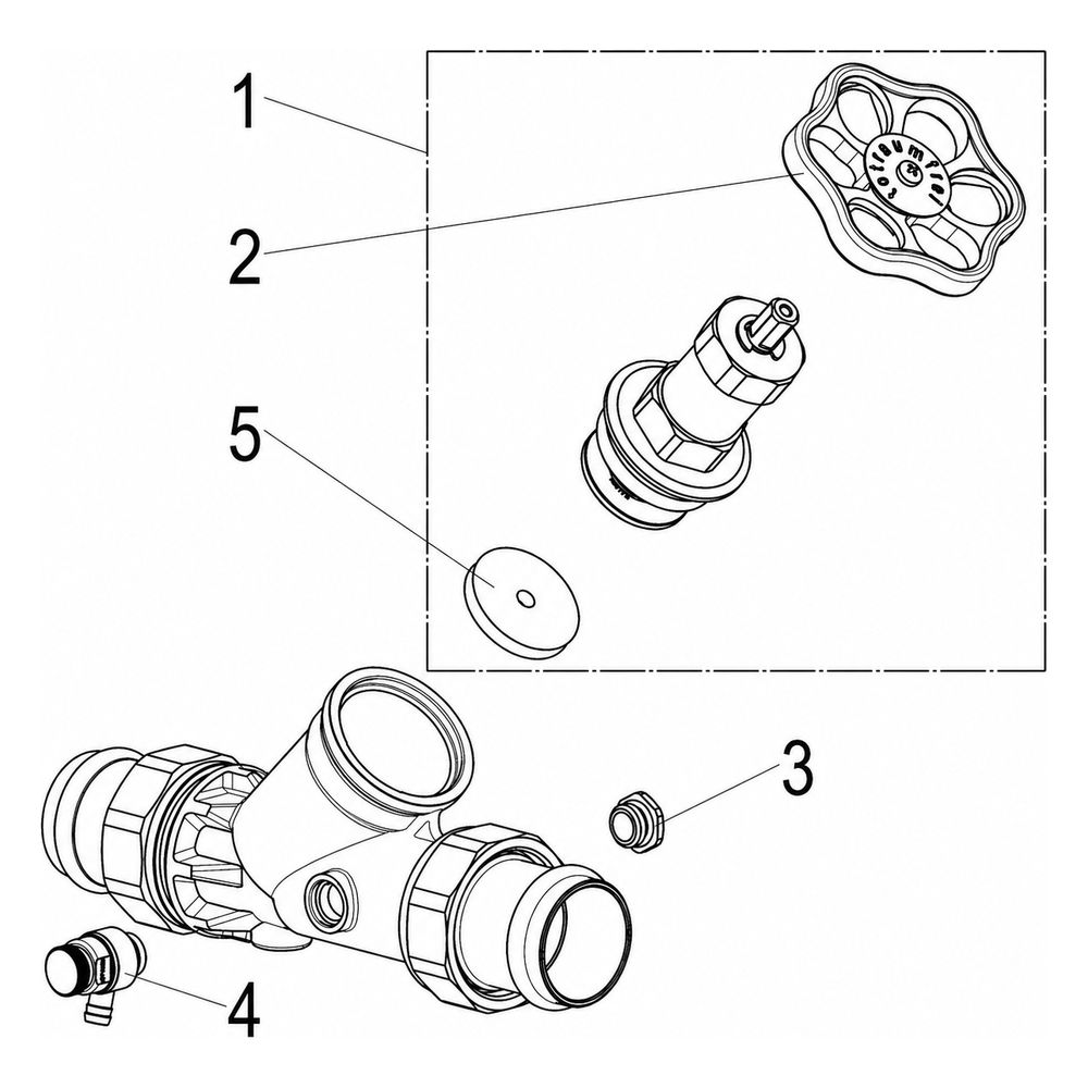 Schlösser Freistromventil mit Pressanschluss AG MULTI, Entleerung und nichtst... SCHLOESSER-0015875400001 4044997172131 (Abb. 4)