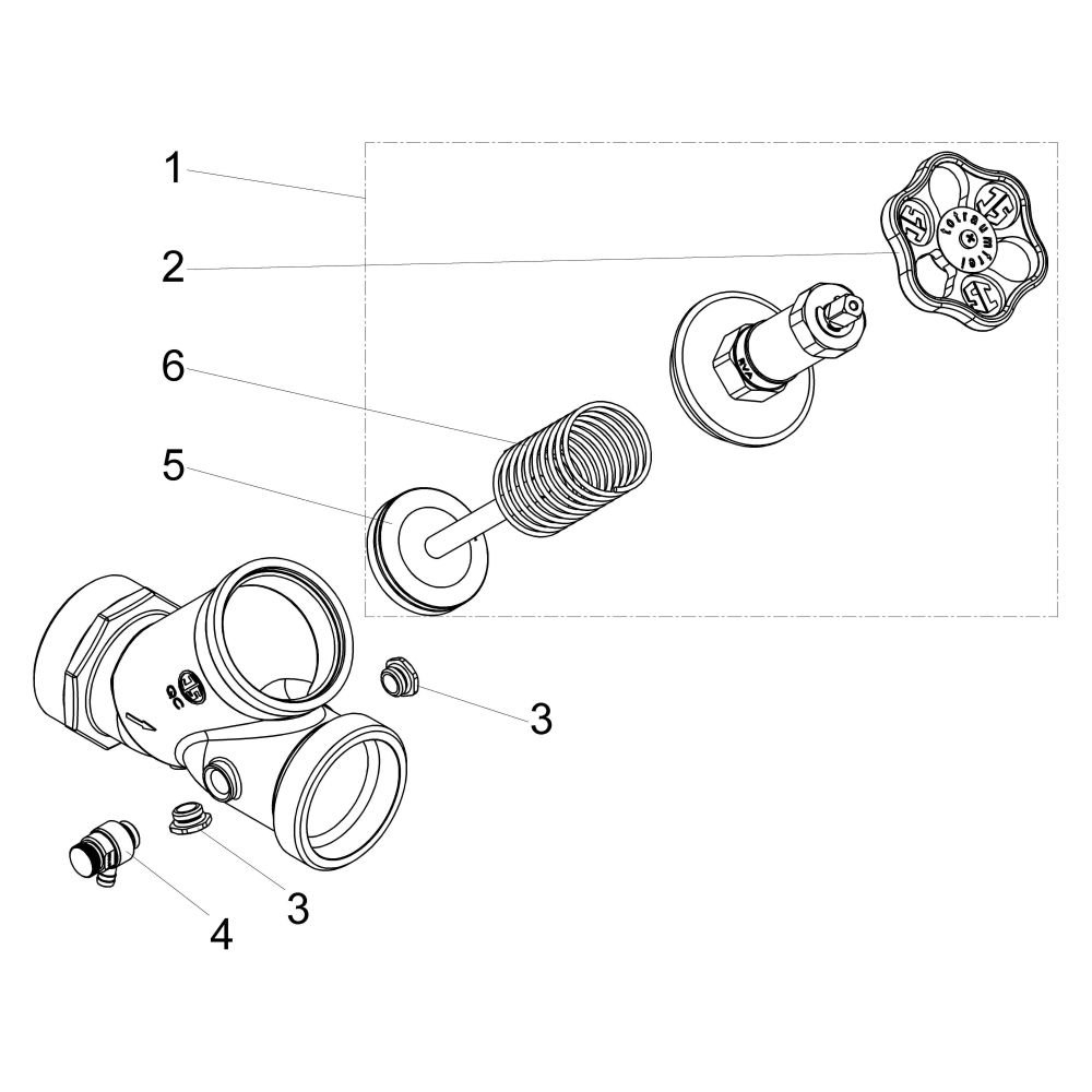Schlösser KFR-Ventil mit Außengewinde MULTI, Entleerung und nichtsteigender S... SCHLOESSER-0016775000001 4044997118863 (Abb. 3)