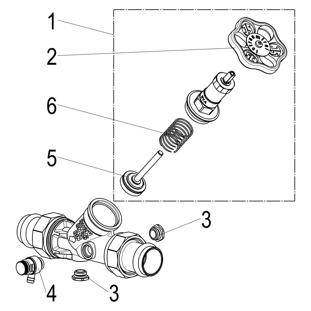 Schlösser KFR-Ventil Blue-tec mit Pressanschluss AG MULTI, Entleerung und nic... SCHLOESSER-0016892800001 4044997173121 (Abb. 3)