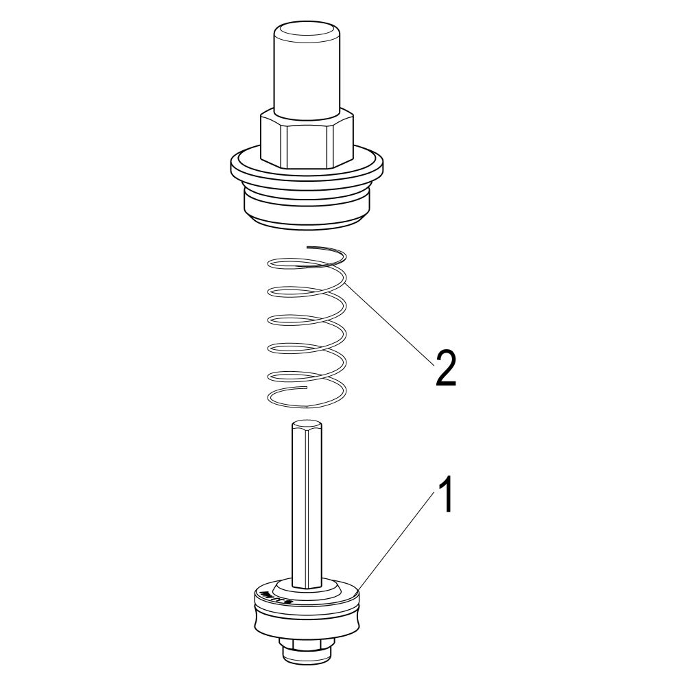 Schlösser Oberteil für Rückschlagventil, DN 15, 1/2", EPDM-Dichtung, Messing... SCHLOESSER-0018081500001 4044997122501 (Abb. 4)