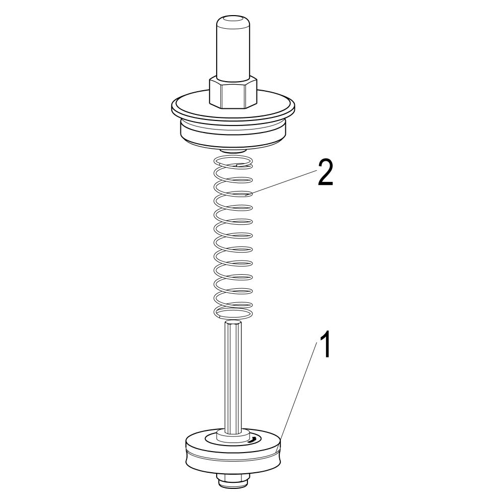 Schlösser Oberteil für Rückschlagventil, DN 40, 1 1/2", EPDM-Dichtung, Messin... SCHLOESSER-0018084000001 4044997122624 (Abb. 4)