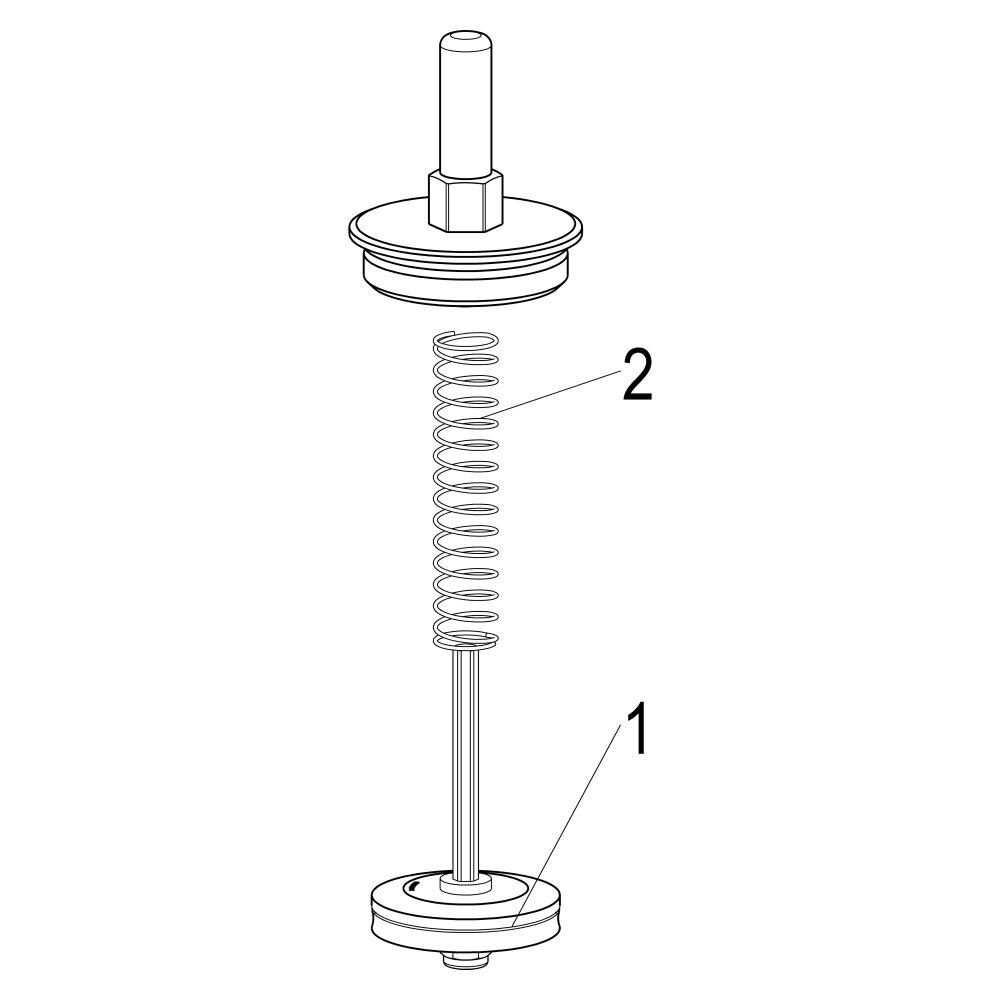 Schlösser Oberteil für Rückschlagventil, DN 50, 2", EPDM-Dichtung, Messing... SCHLOESSER-0018085000001 4044997122655 (Abb. 4)