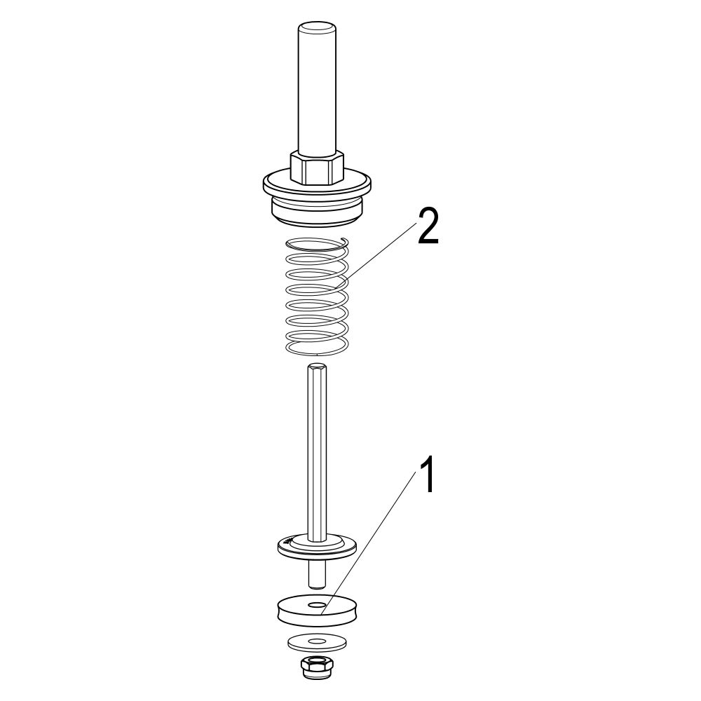 Schlösser Oberteil mit Rückflussverhinderer, DN 20, 3/4", Messing, DIN-DVGW... SCHLOESSER-0018202000001 4044997174029 (Abb. 3)