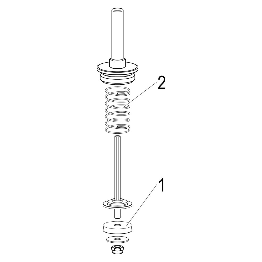 Schlösser Oberteil mit Rückflussverhinderer, DN 25, 1", Messing, DIN-DVGW... SCHLOESSER-0018202500001 4044997174043 (Abb. 3)