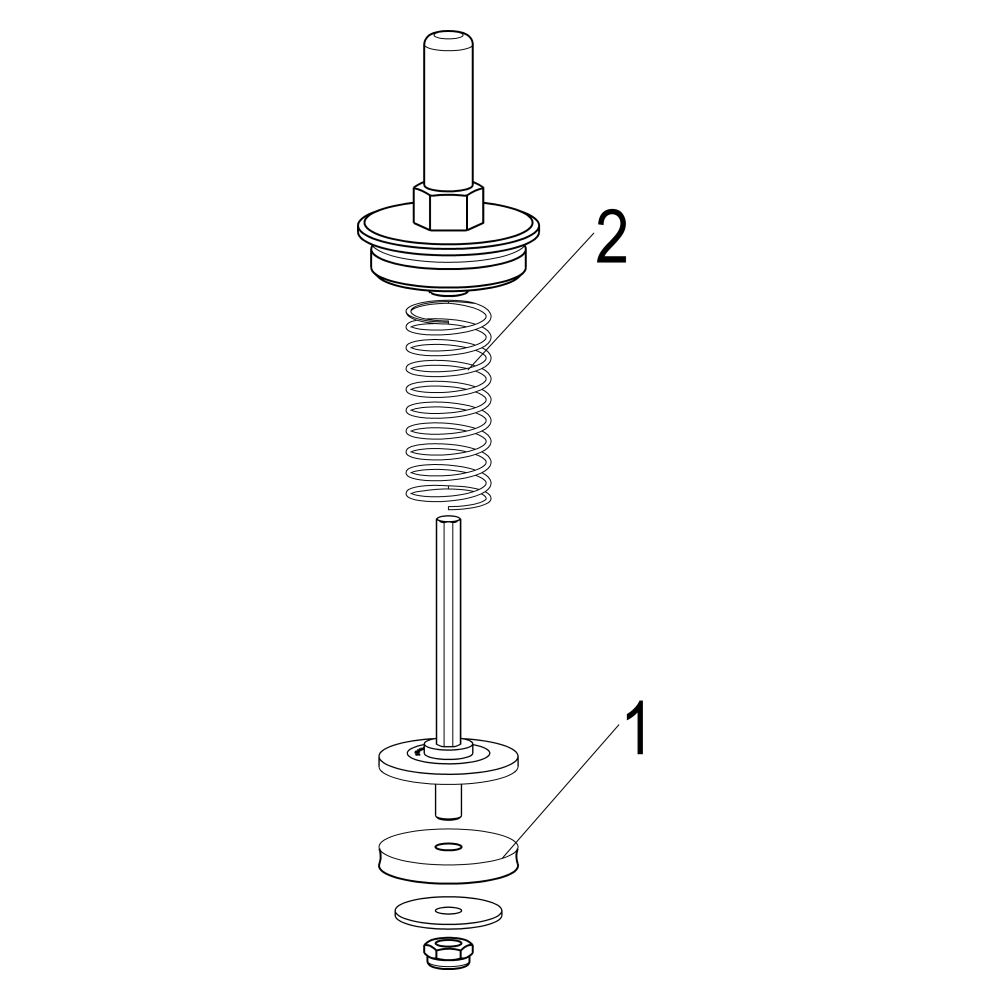 Schlösser Oberteil mit Rückflussverhinderer, DN 40, 1 1/2", Messing, DIN-DVGW... SCHLOESSER-0018204000001 4044997174081 (Abb. 3)
