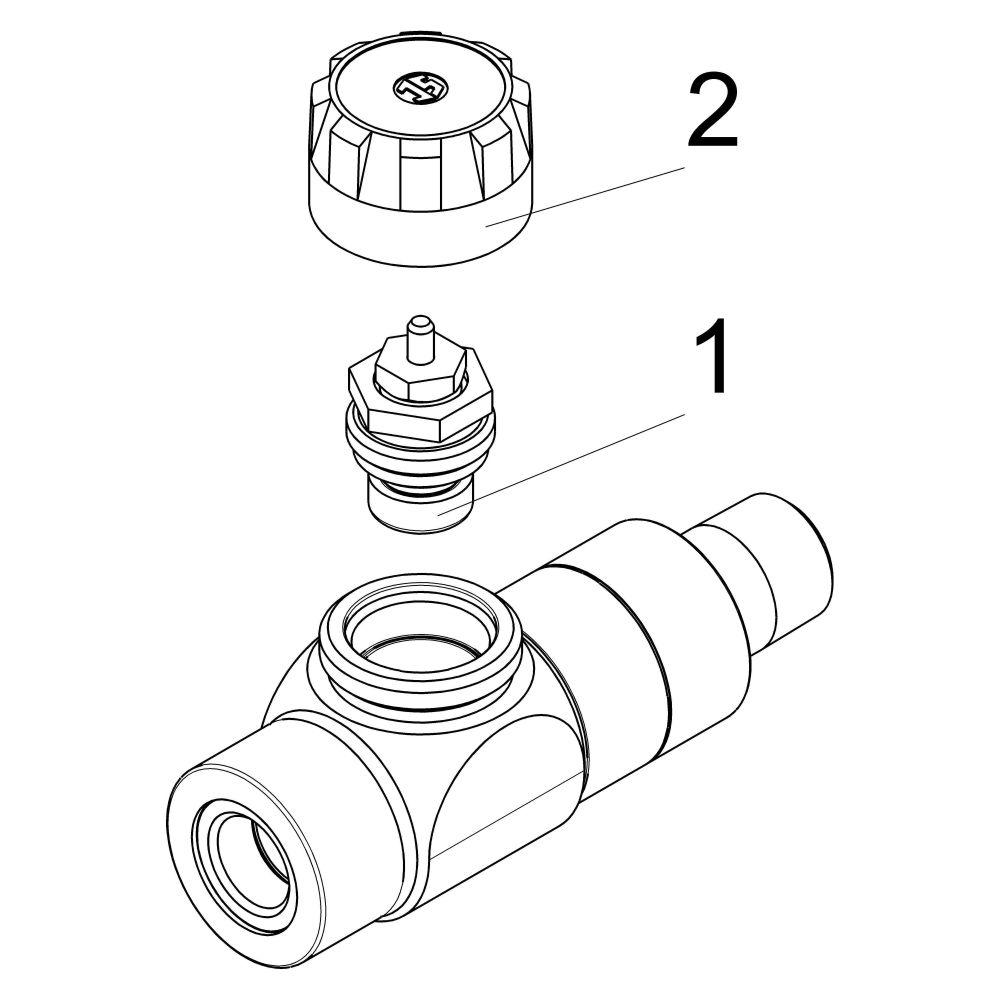 Schlösser Thermostatventil, Durchgangsform, DN 15, 1/2", Edelstahl-Design... SCHLOESSER-0036051590001 4044997175675 (Abb. 3)