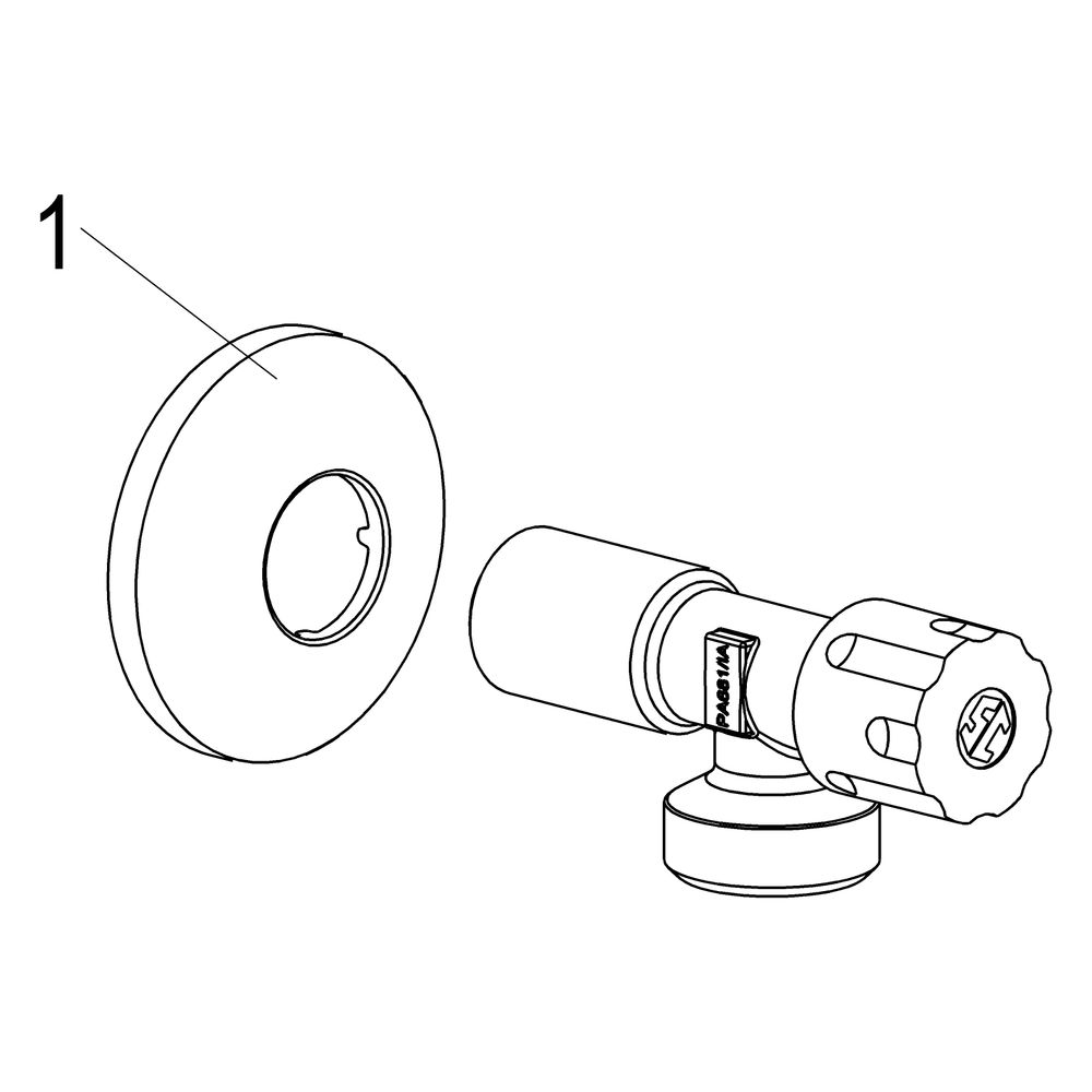 Schlösser Auslaufventil nicht selbstdichtend, DN 15, 1/2" x 3/4", verchromt p... SCHLOESSER-0071131550001 4044997176344 (Abb. 3)