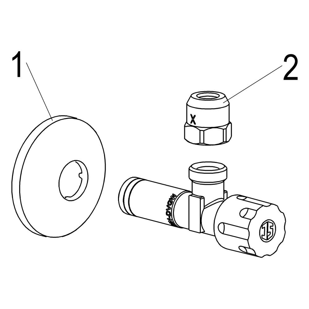 Schlösser Eckventil selbstdichtend, mit Quetschverschraubung DN 10, 3/8" x 10... SCHLOESSER-0072001050001 4044997170243 (Abb. 3)