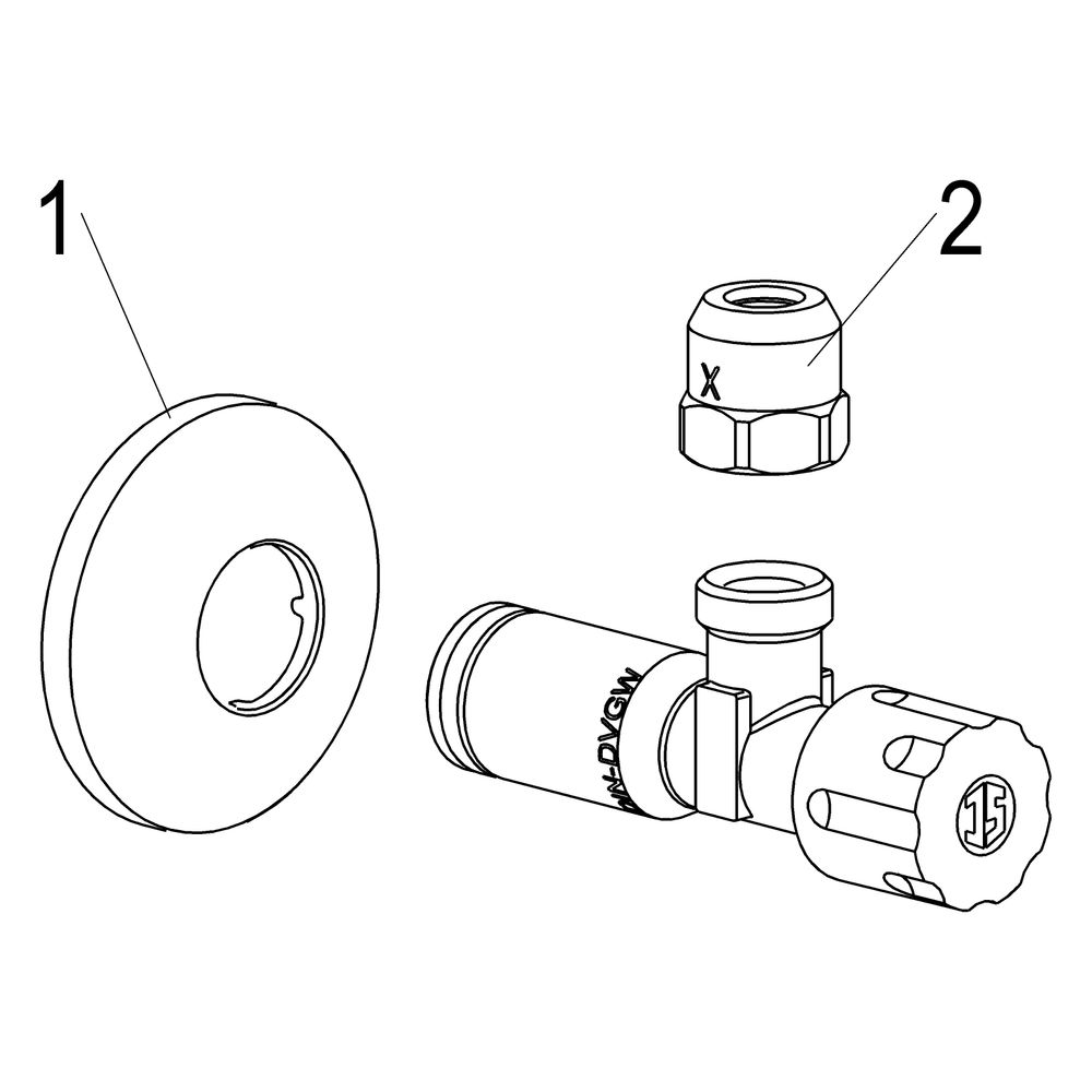 Schlösser Eckventil selbstdichtend, mit Quetschverschraubung DN 15, 1/2" x 10... SCHLOESSER-0072001550001 4044997170250 (Abb. 3)
