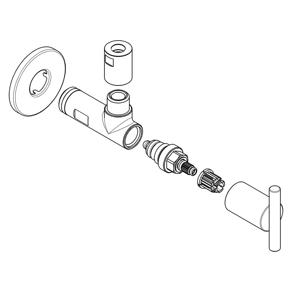 Schlösser Design-Tec Eckventil selbstdichtend, Sparta, 1/2", Chrom hochglanz,... SCHLOESSER-0072361550001 4044997186947 (Abb. 3)
