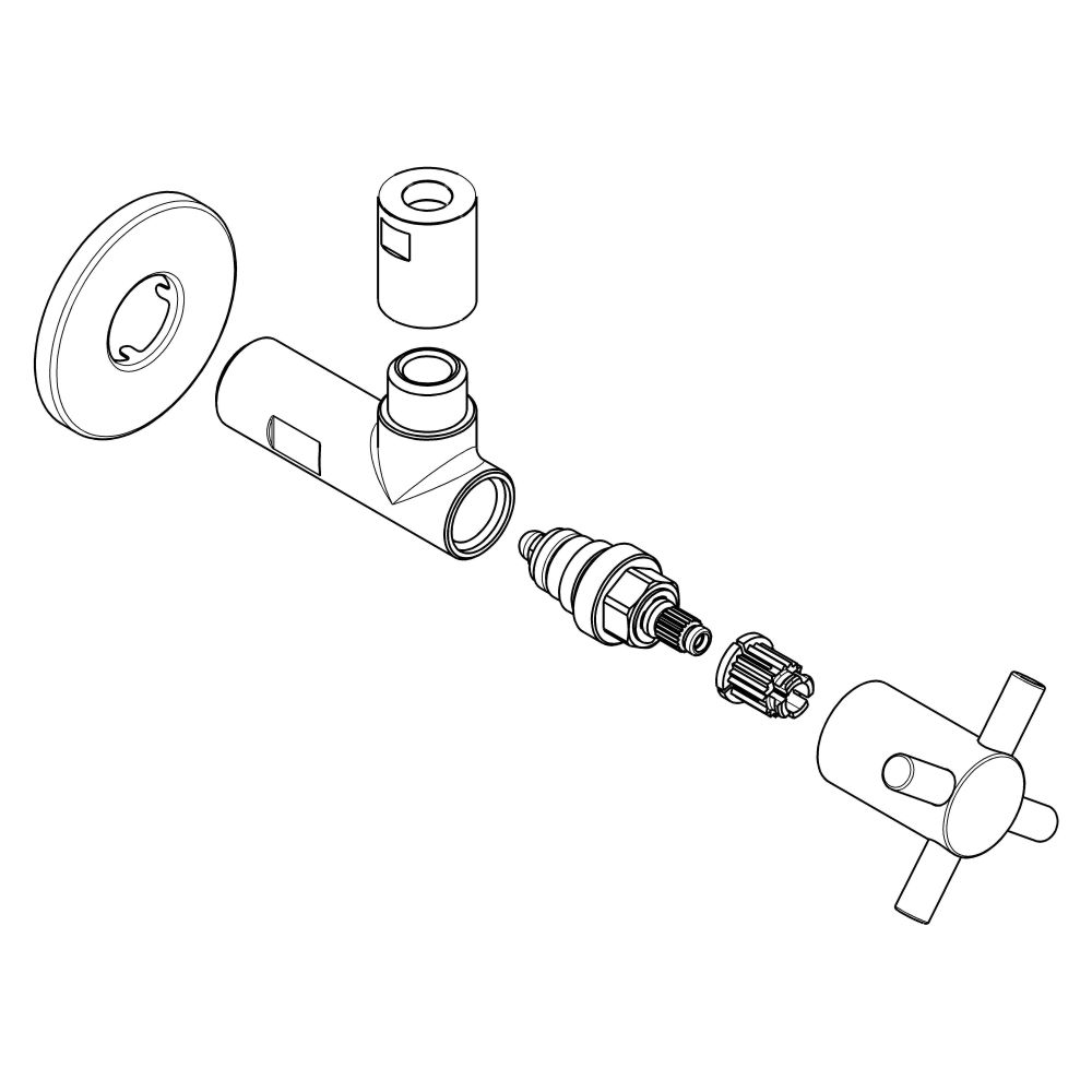 Schlösser Design-Tec Eckventil nicht selbstdichtend, Maya, 1/2", Chrom hochgl... SCHLOESSER-0072401550001 4044997170427 (Abb. 3)