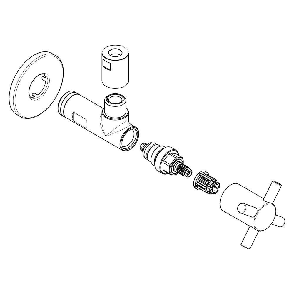Schlösser Design-Tec Eckventil selbstdichtend, Maya, 1/2", Chrom hochglanz, D... SCHLOESSER-0072411550001 4044997186985 (Abb. 3)