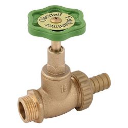 Schlösser Kesselentleerventil, DN 15, Eingang mit 1/2" AG, Ausgang 3/4" mit S... SCHLOESSER-0011271500001 4044997183786 (Abb. 1)