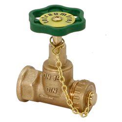 Schlösser Kesselentleerventil, DN 15, Eingang mit 1/2" IG, Ausgang 3/4" mit K... SCHLOESSER-0011301500001 4044997110942 (Abb. 1)