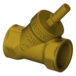 Schlösser Rückschlagventil mit Schrägsitz und Muffenanschluss, DN 25, 1" IG... SCHLOESSER-0012102500001 4044997170502 (Abb. 1)