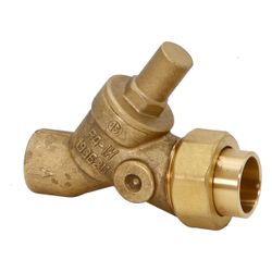 Schlösser Rückschlagventil mit Schrägsitz und Lötverschraubung, DN 15, Löt-D ... SCHLOESSER-0012202200001 4044997111390 (Abb. 1)
