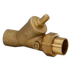 Schlösser Rückschlagventil mit Schrägsitz und Lötverschraubung, DN 15, Löt-D ... SCHLOESSER-0012203500001 4044997111413 (Abb. 1)
