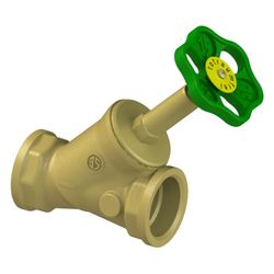 Schlösser Schrägsitzventil ohne Entleerung, mit steigender Spindel, DN 40, 1 ... SCHLOESSER-0014054000001 4044997111680 (Abb. 1)